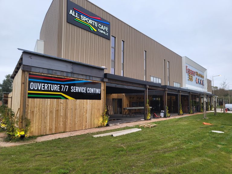 Enseigne All sport - Install pub - rouen