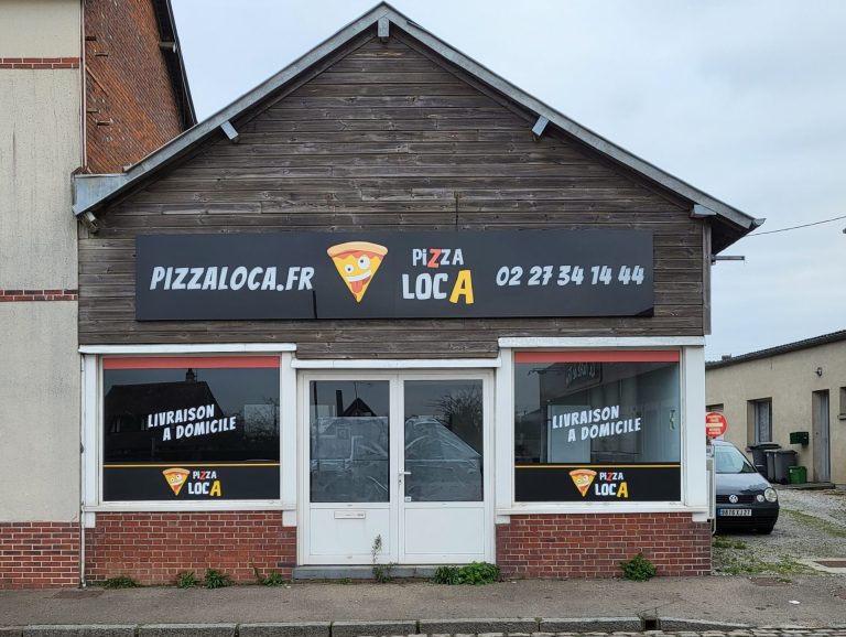 enseigne Pizza loca seine maritime