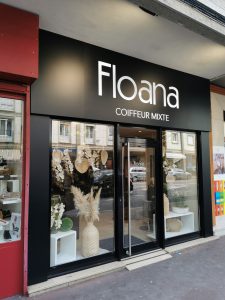 Floana enseigne coiffeur mixte elbeuf