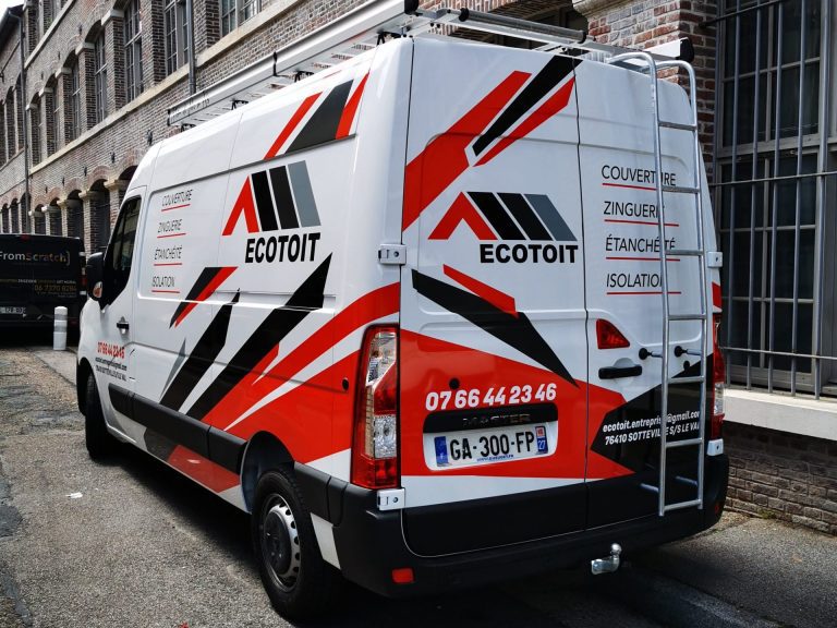 covering camion marquage pub
